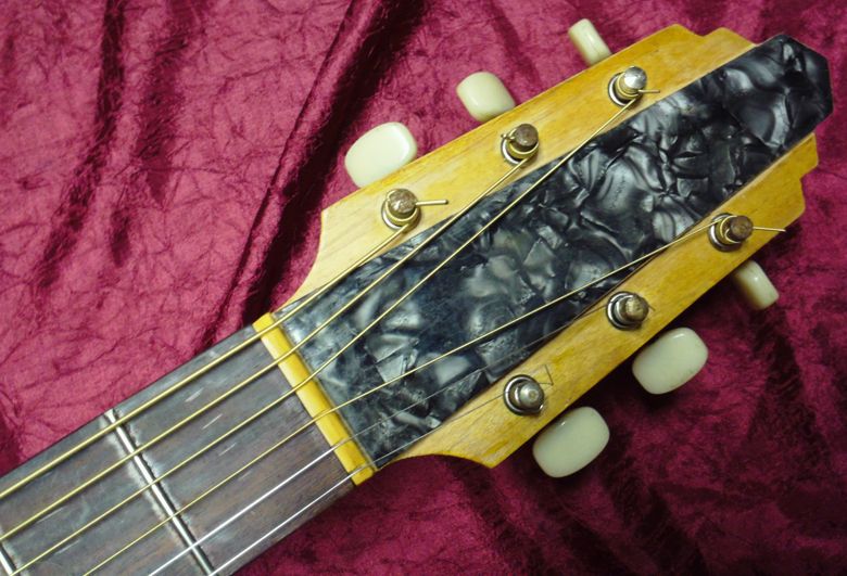 Guitar Blog Vintage oneoff prototype brassbodied resonator guitar